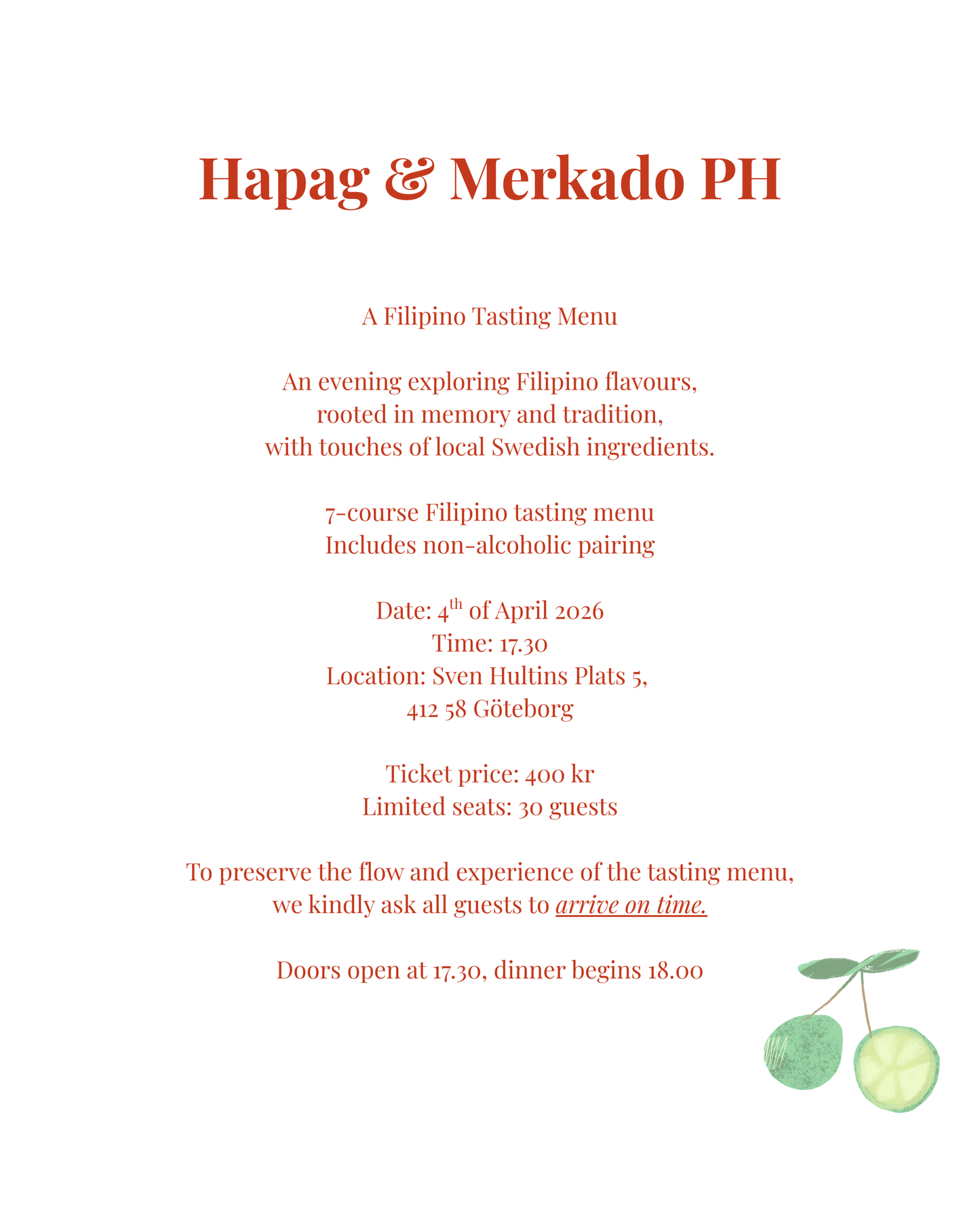 A Filipino Tasting Experience by Hapag & Merkado PH