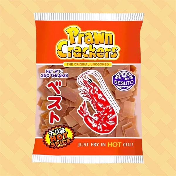 Besuto Prawn Crackers Spicy 250g