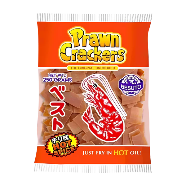 Besuto Prawn Crackers Spicy 250g