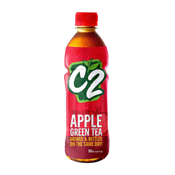 C2 Cool & Clean Green Tea Apple 500ml
