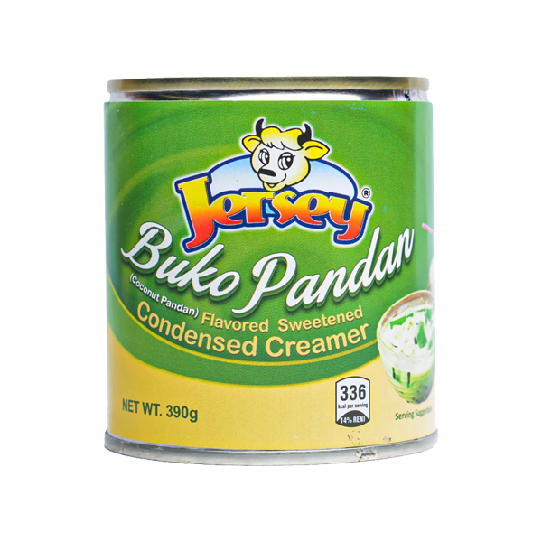 Jersey Buko Pandan (Coconut Pandan) Flavored Sweetened Condensed Creamer 390g