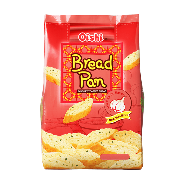 Oishi Bread Pan Savoury Toasted Garlic 42g