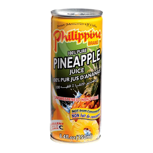 Philippine Brand 100% Pineapple Juice 250ml