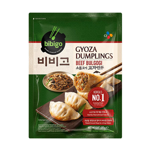 CJ Foods Bibigo Gyoza Dumplings Beef Bulgogi 600g