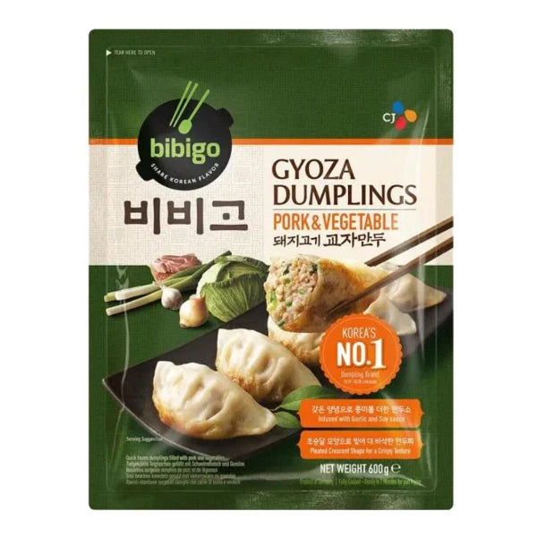 CJ Foods Bibigo Gyoza Dumplings Pork & Vegetables 600g