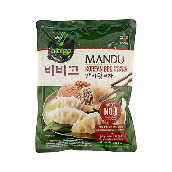 CJ Foods Bibigo Mandu Dumplings Korean BBQ 525g