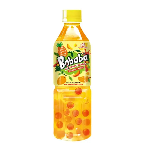 Madam Hong Bobaba Popping Boba Mango and Pineapple 500ml