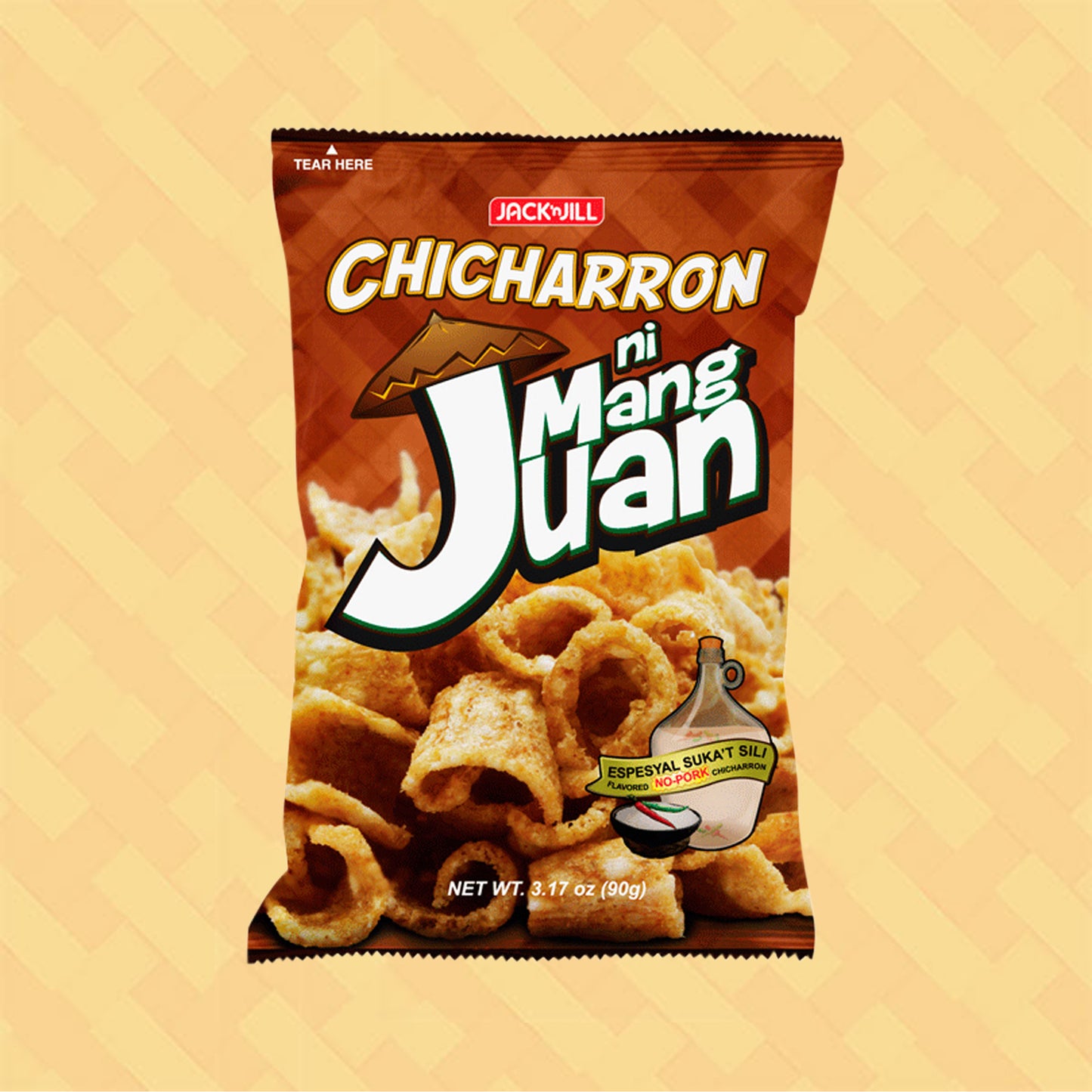 Jack 'n Jill Chicharon ni Mang Juan Suka't Sili 90g
