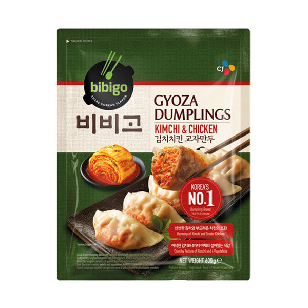 CJ Foods Bibigo Gyoza Dumplings Kimchi & Chicken 600g