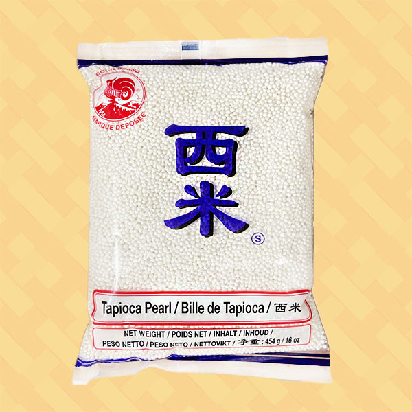 Cock White Tapioca Pearls (Small) 400g