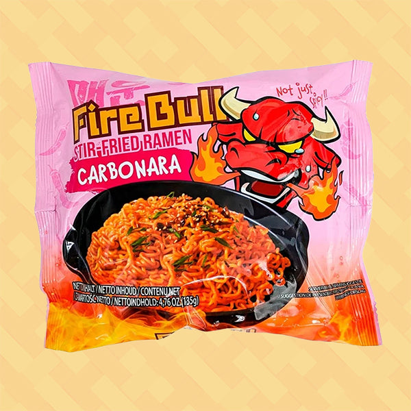 Fire Bull Stir-Fried Ramen Carbonara 137.8g