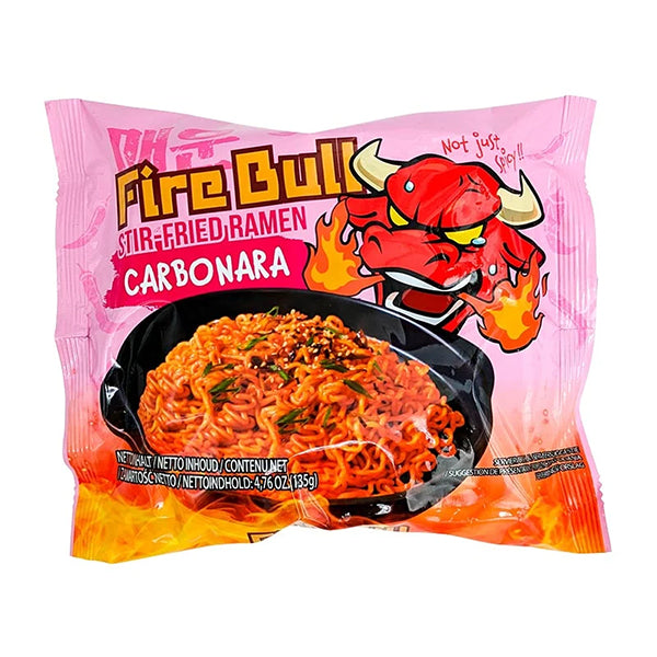 Fire Bull Stir-Fried Ramen Carbonara 137.8g