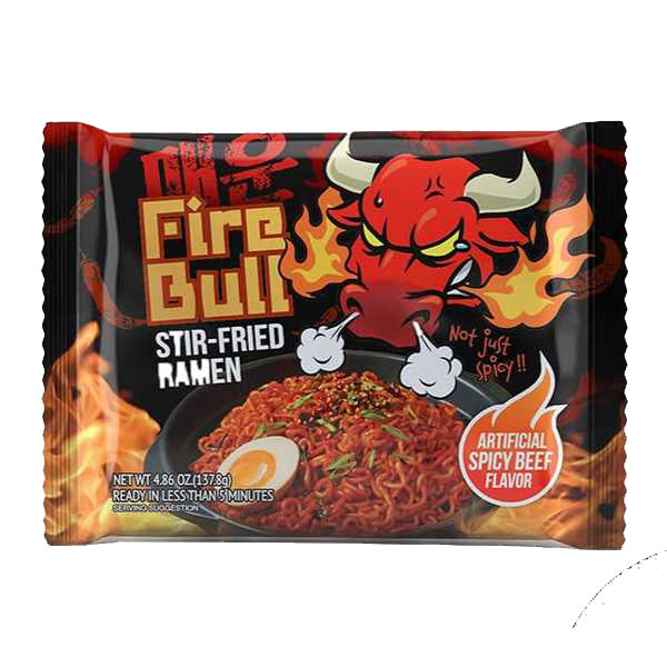 Fire Bull Stir-Fried Ramen 137.8g
