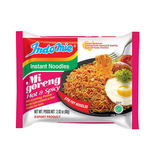 Mi Goreng Stir-Fry Hot & Spicy Noodles 80g