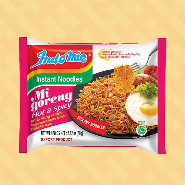 Mi Goreng Stir-Fry Hot & Spicy Noodles 80g