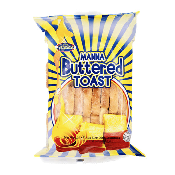 Laura's Manna Buttered Toast 200g