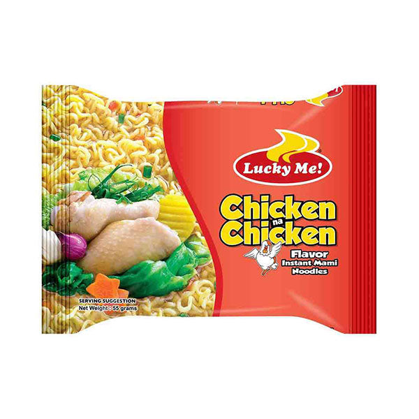 Chicken na Chicken Flavor Instant Mami Noodles 55g