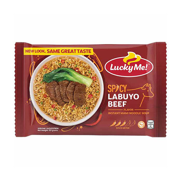 Spicy Labuyo Beef Flavor Instant Mami Noodles 50g