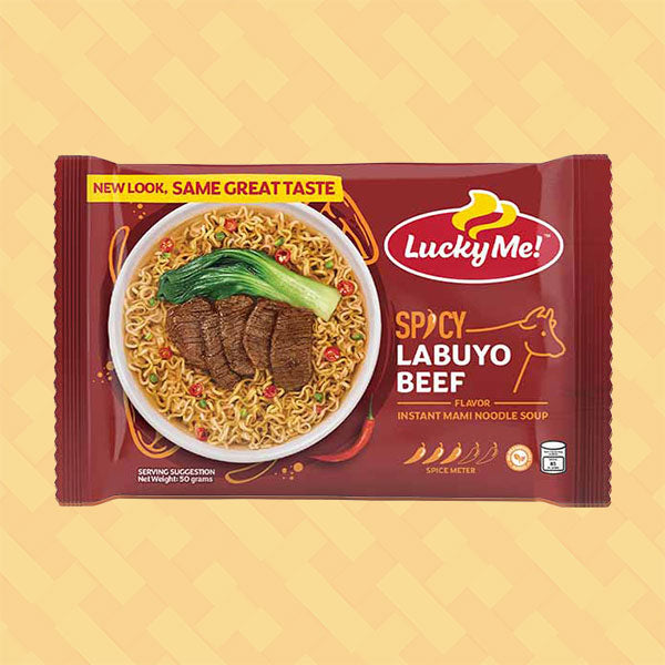 Spicy Labuyo Beef Flavor Instant Mami Noodles 50g