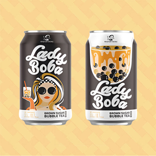 Madam Hong Lady Boba Bubble Tea Drink Brown Sugar 315ml