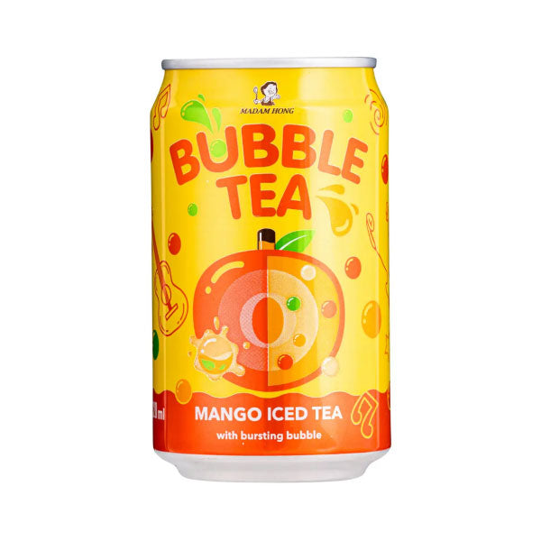 Madam Hong Bubble Tea Drink Mango Iced Tea 315ml