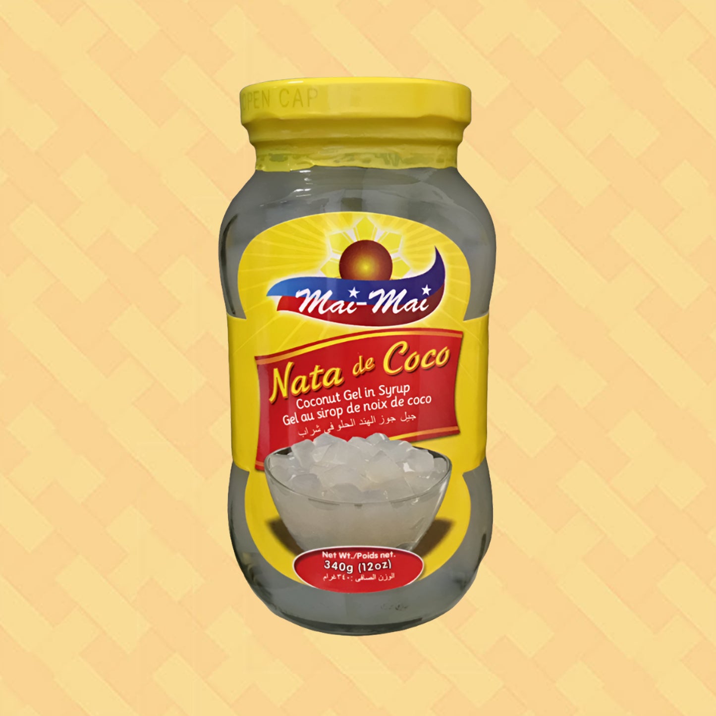 Mai-Mai Coconut Gel White (Nata De Coco) 340g