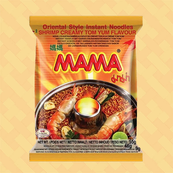 Oriental Style Instant Noodles Shrimp Creamy Tom Yum Flavour 55g