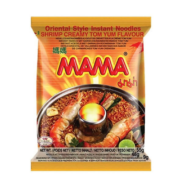 Oriental Style Instant Noodles Shrimp Creamy Tom Yum Flavour 55g