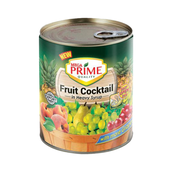 Mega Prime Quality Fruit Cocktail in Heavy Syrup 850g