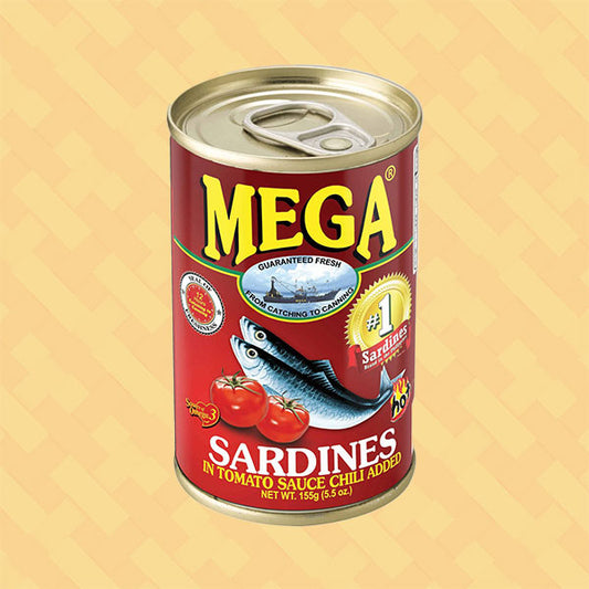 Mega Sardines in Tomato Sauce with Chili 155g