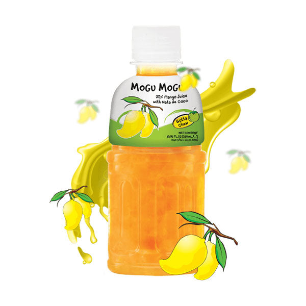 Mogu Mogu Mango Flavoured Drink with Nata de Coco 320ml