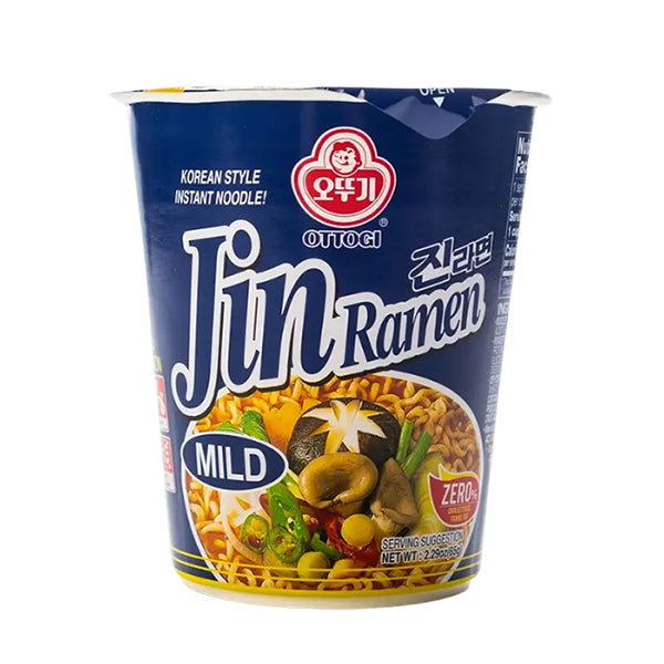 Ottogi Jin Ramen Instant Korean Noodles Mild 65g