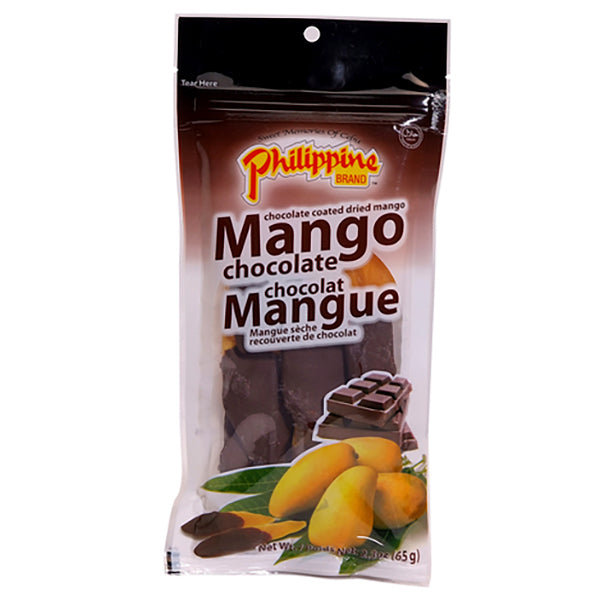 Philippine Brand Chocolate Coated Dried Mango 65g