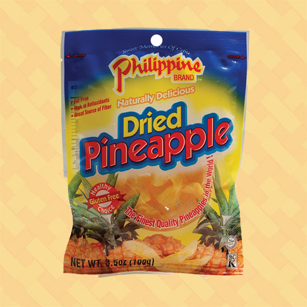 Philippine Brand Dried Pineapple Gluten Free 100g