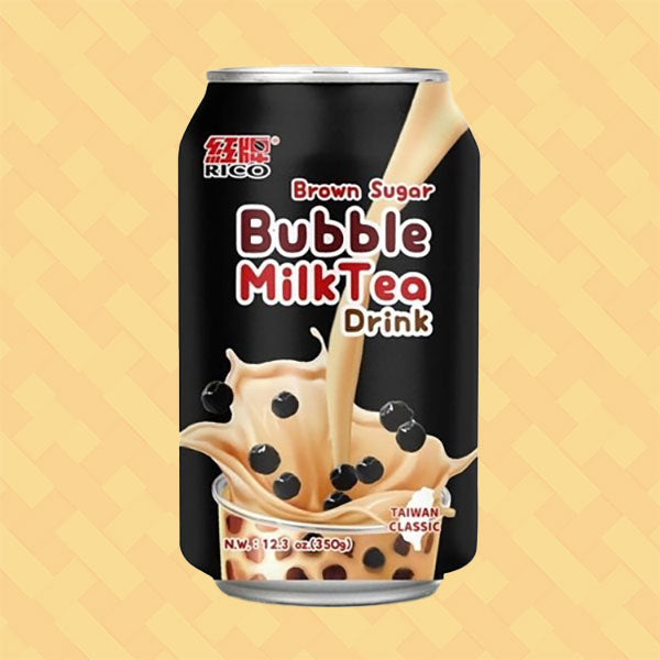 Rico Bubble Milk Tea Drink Brown Sugar 350ml