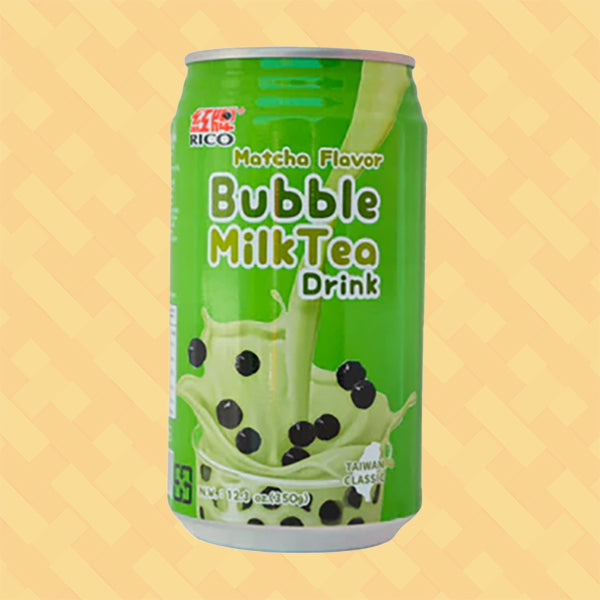 Rico Bubble Milk Tea Matcha Drink 350ml
