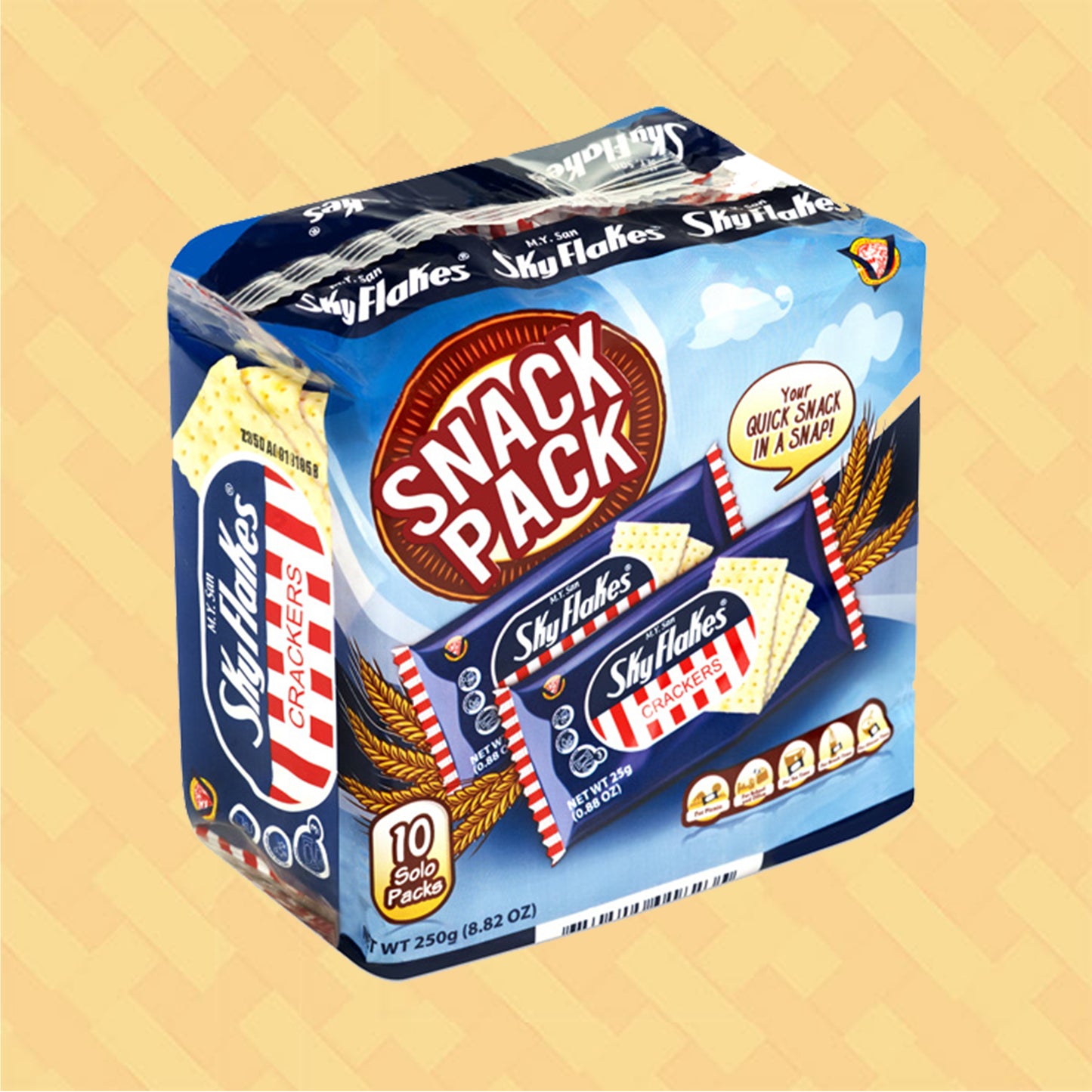 M. Y. San Sky Flakes Snack Pack (10-solo packs) 250g