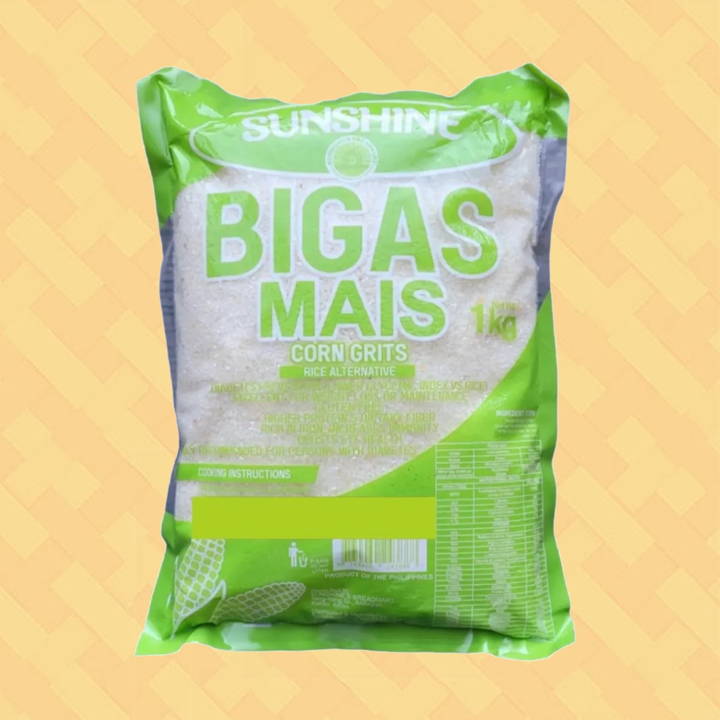 Sunshine Bigas Mais White 1kg