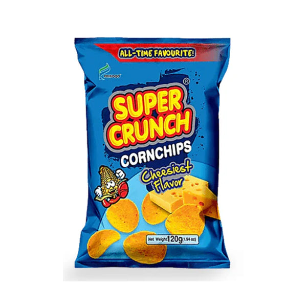 Prifood Super Crunch Cornchips Cheese Flavor 120g