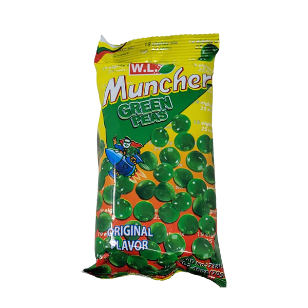 Muncher Green Peas 70g