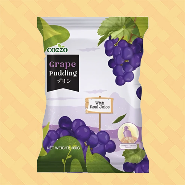 Cozzo Grape Pudding with Real Juice 160g