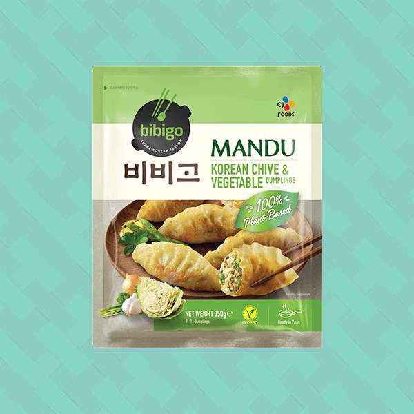 CJ Foods Bibigo Mandu Korean Chive and Vegetable Dumplings 350g