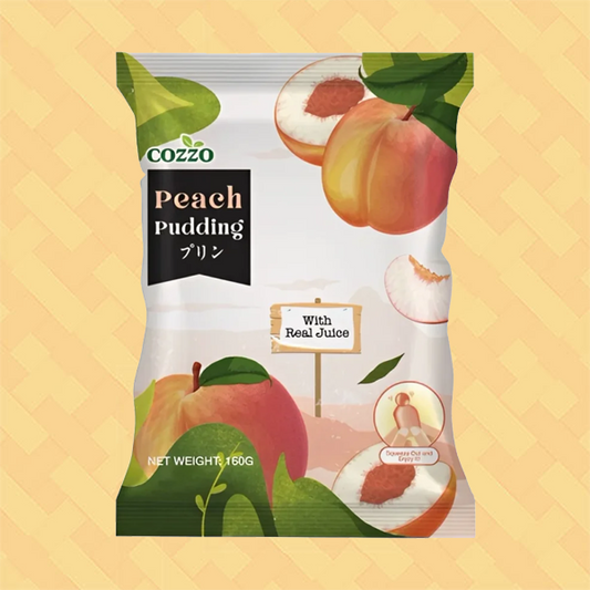 Cozzo Peach Pudding with Real Juice 160g