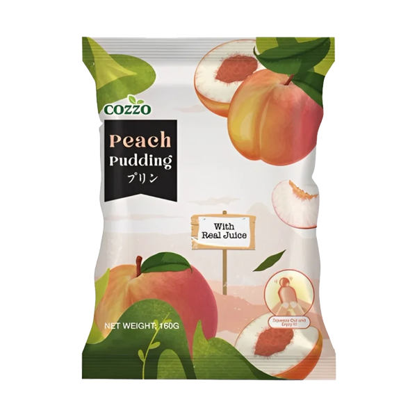 Cozzo Peach Pudding with Real Juice 160g