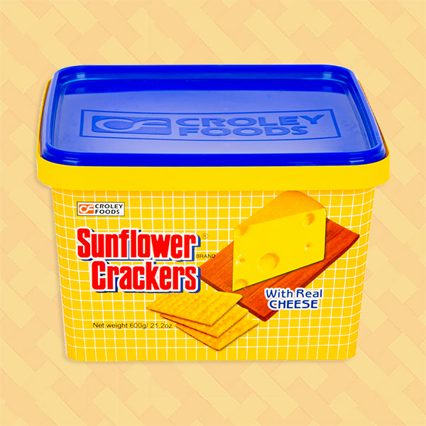 Croley Foods Sunflower Crackers with Cheese Flavor 600g