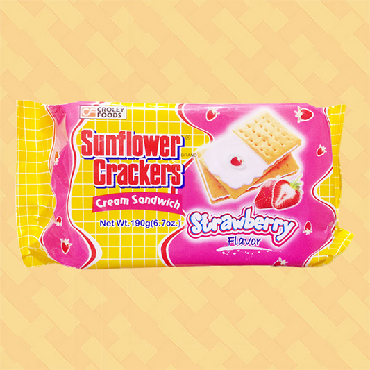 Croley Foods Sunflower Strawberry Cream Sandwich 190g