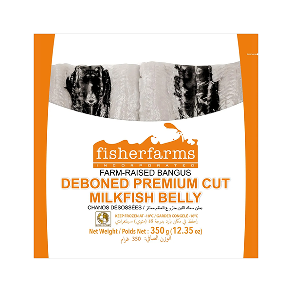 Fisherfarms Deboned Premium Cut Milkfish Belly 350g