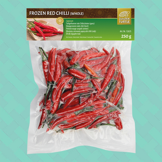 Golden Turtle Frozen Red Chili (Whole) 250g