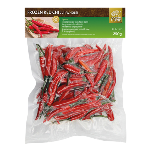 Golden Turtle Frozen Red Chili (Whole) 250g