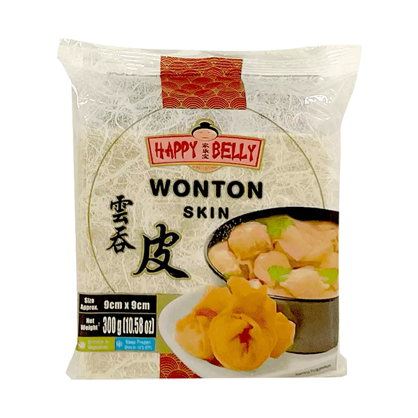 Happy Belly Wonton Sheets (9cm) 300g